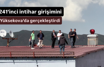241’inci intihar girişimini Yüksekova’da gerçekleştirdi:...