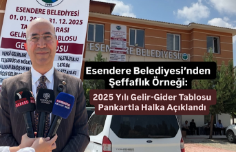 Esendere Belediyesi’nden Şeffaflık Örneği: 2025...