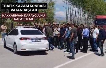 Hakkari-Van Karayolunda Protesto: Mahalleli Yolu Trafiğe...