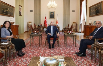 Kurtulmuş, İmralı Heyeti ile görüştü: ‘Ana gündem ‘çerçeve yasa’da gelinen aşama oldu’