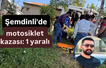 Şemdinli'de motosiklet kazası: 1 yaralı