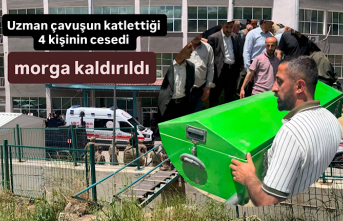 Şemdinli’de uzman çavuşun katlettiği 4 kişinin Cenazesi morga kaldırıldı