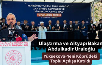 Ulaştırma ve Altyapı Bakanı Abdulkadir Uraloğlu...