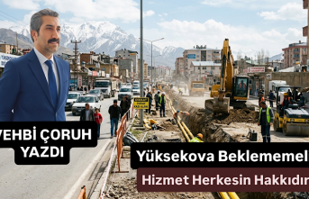 Yüksekova Beklememeli: Hizmet Herkesin Hakkıdır