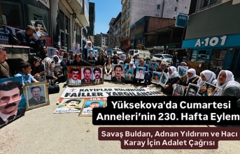 Yüksekova'da Cumartesi Anneleri’nin 230. Hafta...