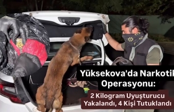 Yüksekova'da Narkotik Operasyonu: 2 Kilogram...