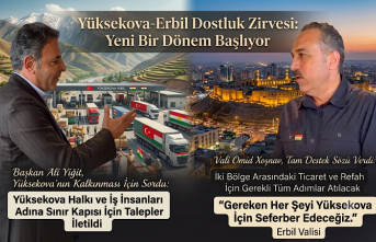 Yüksekova-Erbil Hattında Önemli Görüşme:  Gazeteci Ali Yiğit Sordu, Erbil Valisi Xoşnav Sözü Verdi, “Yüksekova İçin Gerekli Çalışmalar Yapacağız”