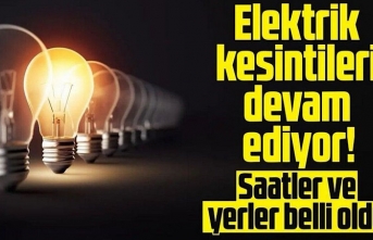 Yüksekova’da Planlı Elektrik Kesintisi Yaşanacak!