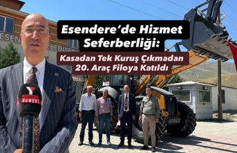 Esendere’de Hizmet Seferberliği: Kasadan Tek Kuruş Çıkmadan 20. Araç Filoya Katıldı