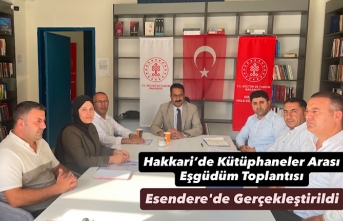 Hakkari’de Kütüphaneler Arası Eşgüdüm Toplantısı...