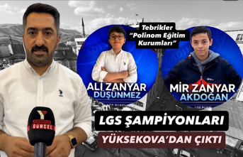 LGS Şampiyonları Yüksekova’dan çıktı: “Tebrikler...
