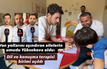 Van yollarını aşındıran ailelerin umudu Yüksekova...