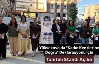 Yüksekova'da "Kadın Kentlerine Doğru"...