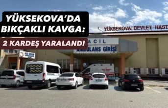 Yüksekova’da Bıçaklı Kavga: 2 Kardeş Yaralandı