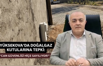 Yüksekova’da doğalgaz kutularına tepki: “Can güvenliği hiçe sayılıyor!”