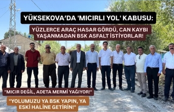 Yüksekova’da 'Mıcırlı Yol' Kabusu:...