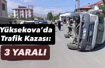 Yüksekova’da Otomobil Devrildi: 3 Kişi Yaralandı