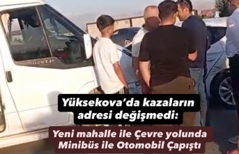 Yüksekova’da Trafik Kazası: Yeni Mahalle-Çevre Yolu Kavşağında Kaza