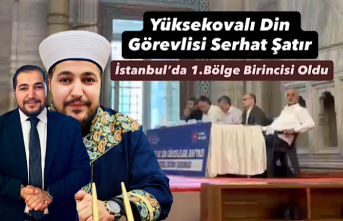 Yüksekovalı Din Görevlisi Serhat Şatır İstanbul’da...