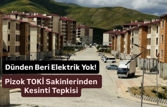 Dünden Beri Elektrik Yok! Pizok TOKİ Sakinlerinden Kesinti Tepkisi