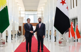 Neçirvan Barzani Şam’da Ahmed Şara ile bir araya...