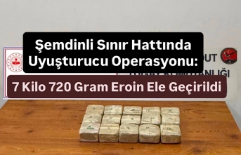 Şemdinli Sınır Hattında Uyuşturucu Operasyonu:...