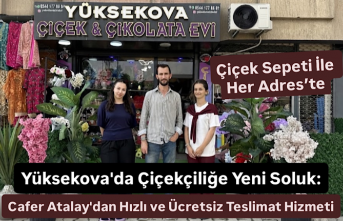 Yüksekova'da Çiçekçiliğe Yeni Soluk: Cafer Atalay'dan Hızlı ve Ücretsiz Teslimat Hizmeti