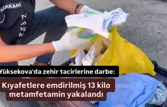 Yüksekova'da zehir tacirlerine darbe: Kıyafetlere...