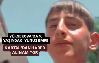Yüksekova’da 16 yaşındaki Yunus Emre Kartal’dan...