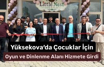 Yüksekova’da Çocuklar İçin Oyun ve Dinlenme Alanı Hizmete Girdi