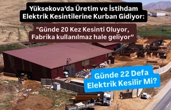 Yüksekova’da Fabrikayı Felç Eden Elektrik Kesintileri: "2 Yıldır Çözülmedi!"