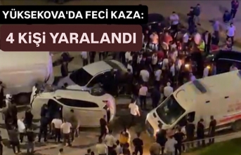 Yüksekova’da feci kaza: 4 yaralı