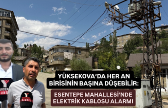 Yüksekova’da her an birisinin başına düşebilir:...