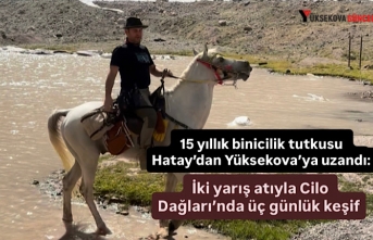 15 yıllık binicilik tutkusu Hatay’dan Yüksekova’ya uzandı: İki yarış atıyla Cilo Dağları’nda üç günlük keşif