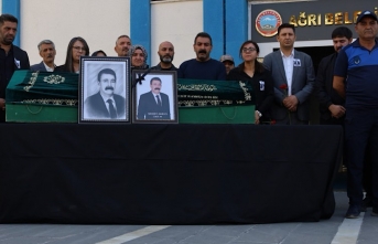 Ağrı Belediye Eşbaşkanı Memet Akkuş son yolculuğuna...