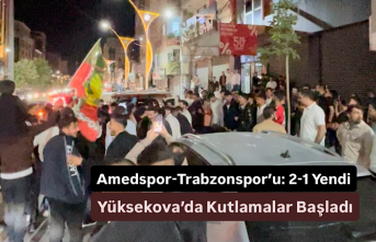 Amedspor Trabzonspor'u 2-1 Mağlup Etti: Yüksekova'da Coşkulu Kutlama