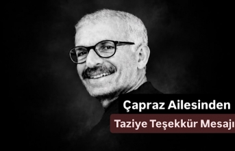 Çapraz Ailesinden Taziye Teşekkür Mesajı
