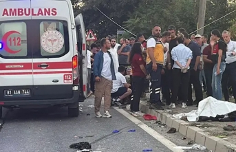 Düzce’de fındık işçilerini taşıyan araç...