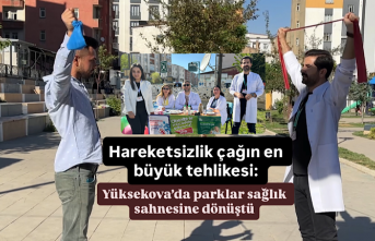 Hareketsizlik çağın en büyük tehlikesi: Yüksekova’da parklar sağlık sahnesine dönüştü