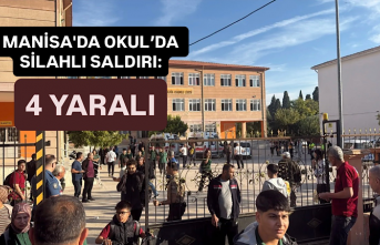 Manisa'da okulda silahlı saldırı: 4 yaralı