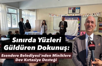 Sınırda Yüzleri Güldüren Dokunuş: Esendere Belediyesi'nden Miniklere Dev Kırtasiye Desteği