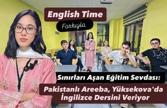 Sınırları Aşan Eğitim Sevdası: Pakistanlı Areeba, Yüksekova'da İngilizce Dersini Veriyor