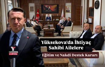 Yüksekova'da İhtiyaç Sahibi Ailelere Eğitim...