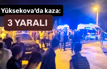 Yüksekova'da kaza: 3 yaralı