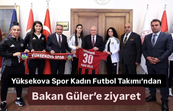 Yüksekova Spor Kadın Futbol Takımından Bakan Güler’e...