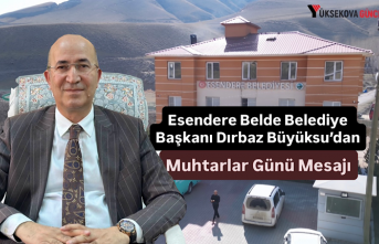 Esendere Belde Belediye Başkanı Dırbaz Büyüksu’dan...