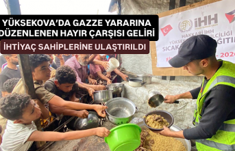 Yüksekova’da Gazze yararına düzenlenen hayır...