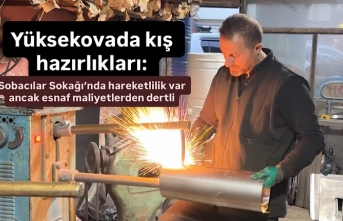 Yüksekovada kış hazırlıkları: Sobacılar Sokağı’nda...