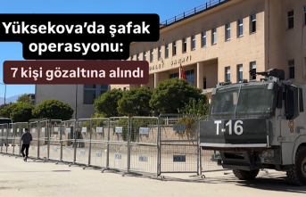 Yüksekova’da şafak operasyonu: 7 kişi gözaltına alındı