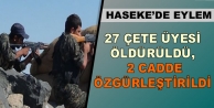 27 çete öldürüldü, 2 cadde özgürleştirildi